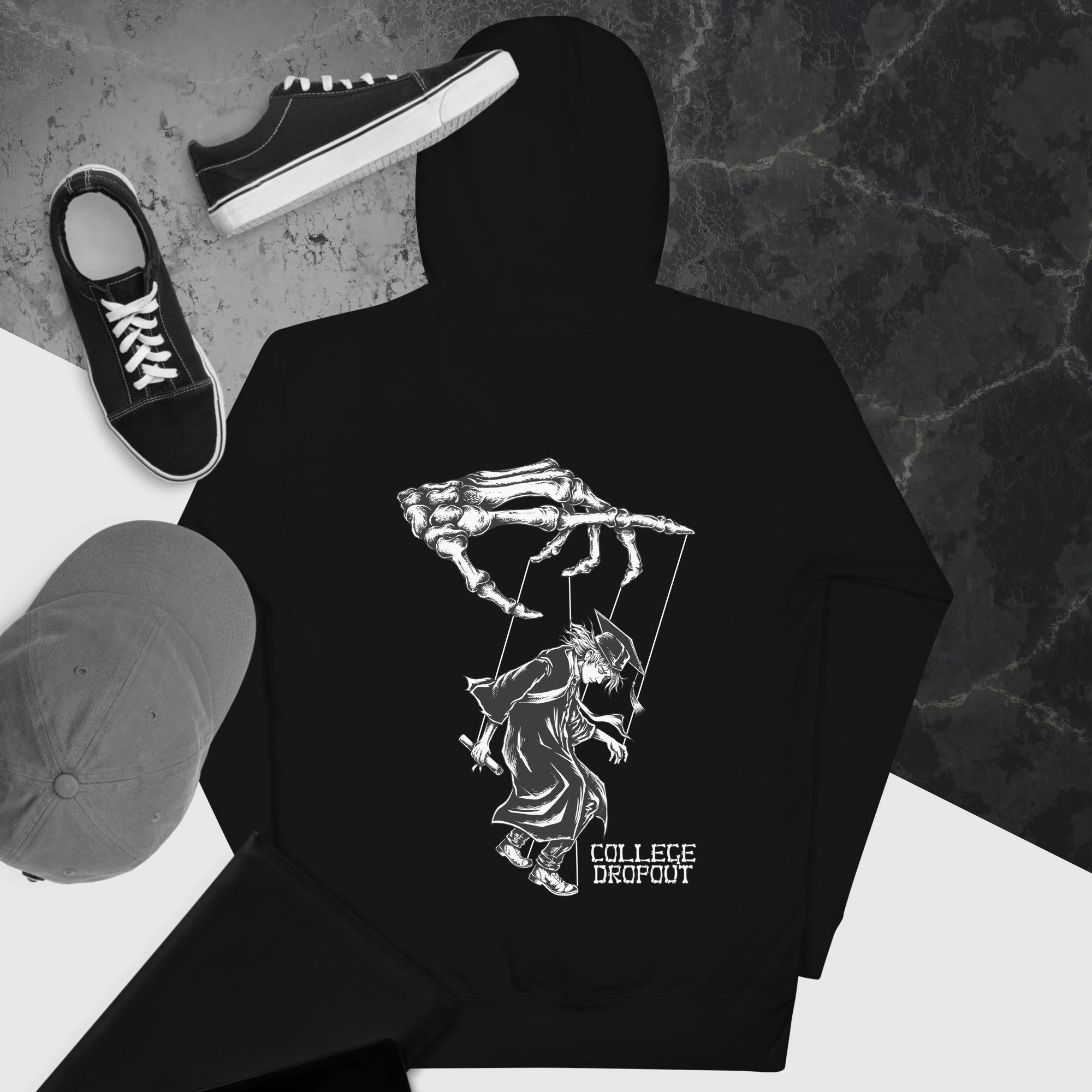Bone Control Puppet Hoodie College Dropout Supply